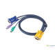 ATEN KVM Console kábel PS/2 6m /2L-5206P/