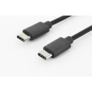 ASSMANN USB 3.0 SuperSpeed Connection Cable USB C M(plug)/USB C M(plug) 1,8m bla AK-300138-018-S ASSMANN USB 3.0 SuperSpeed Connection Cable USB C M(plug)/USB C M(plug) 1,8m bla AK-300138-018-S