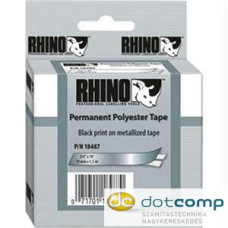 DYMO "Rhino" Feliratozógép szalag poliészter 19 mm fémes /18487/