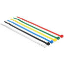 Delock színes kábelkötözők, 200mm x 3.6 mm, 100 darab 18626