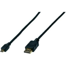 ASSMANN HDMI 2.0 HighSpeed w/Ethernetem Cable HDMI A M (plug)/microHDMI D 2m AK-330109-020-S