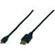ASSMANN HDMI 2.0 HighSpeed w/Ethernetem Cable HDMI A M (plug)/microHDMI D 2m AK-330109-020-S