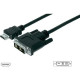 ASSMANN HDMI 1.3 Standard Adapter Cable HDMI A M (plug)/DVI-D (18+1) M (plug) 5m AK-330300-050-S