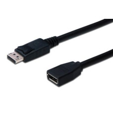 ASSMANN DisplayPort 1.2 Extension cable DP M (plug)/DP F (jack) 2m black AK-340200-020-S
