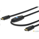 Assmann HDMI High Speed csatlakozókábel Ethernettel, jelerősítővel, 10.0m AK-330118-100-S Assmann HDMI High Speed csatlakozókábel Ethernettel, jelerősítővel, 10.0m AK-330118-100-S