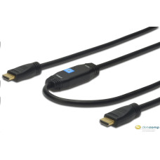 Assmann HDMI High Speed csatlakozókábel Ethernettel, jelerősítővel, 10.0m AK-330118-100-S Assmann HDMI High Speed csatlakozókábel Ethernettel, jelerősítővel, 10.0m AK-330118-100-S