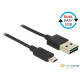 Delock Cable Easy USB 2.0 type-A male Easy USB 2.0 type Micro-B male 1m black 83844 Delock Cable Easy USB 2.0 type-A male Easy USB 2.0 type Micro-B male 1m black 83844