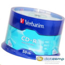Verbatim 80'/700MB 52x CD lemez 50db/csomag