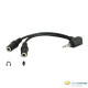 Roline 3.5 mm Stereo Male -- 2x 3.5 mm Stereo Female  /11.09.4441-20/