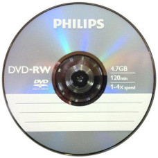 DVD lemez Philips 4,7GB -RW 4x