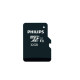SD Micro 32GB HC Philips 1Adapter CL10 SD Micro 32GB HC Philips 1Adapter CL10