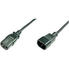 ASSMANN Power Cord Extension cable IEC C14 M (plug)/IEC C13 F (jack) 1,2m black AK-440201-012-S ASSMANN Power Cord Extension cable IEC C14 M (plug)/IEC C13 F (jack) 1,2m black AK-440201-012-S