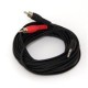 Audió kábel 3.5mm jack - 2x RCA 5m 50195 Audió kábel 3.5mm jack - 2x RCA 5m 50195