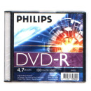 Philips DVD-R 4,7Gb 16x Slim utólag csomagolt Philips DVD-R 4,7Gb 16x Slim utólag csomagolt