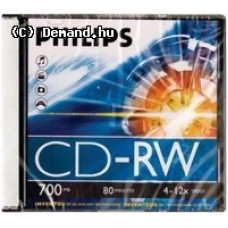 Philips CD-RW80 12x &uacute;jra&iacute;rhat&oacute;    lemez