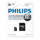 SD MICRO kártya  32GB Philips CL10 + adapter