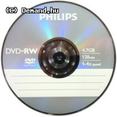 Philips DVD-RW 4.7GB 4X DVD lemez