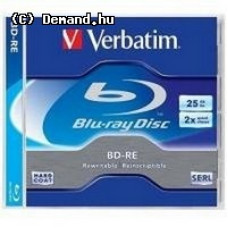 Verbatim BD-RE 25GB 2x újraírható Blu-Ray lemez Verbatim BD-RE 25GB 2x újraírható Blu-Ray lemez