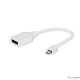 Gembird adapter Displayport mini(M) - Displayport(F), white, with cable 10cm A-MDPM-DPF-001-W Gembird adapter Displayport mini(M) - Displayport(F), white, with cable 10cm A-MDPM-DPF-001-W