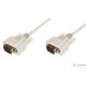 ASSMANN RS232 Connection Cable DSUB9 M (plug)/DSUB9 M (plug) 2m beige AK-610107-020-E