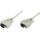 ASSMANN RS232 Extension cable DSUB9 M (plug)/DSUB9 F (jack) 5m beige AK-610203-050-E ASSMANN RS232 Extension cable DSUB9 M (plug)/DSUB9 F (jack) 5m beige AK-610203-050-E