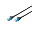 Digitus Premium CAT 5e UTP patch kábel, fekete 5.0m DK-1512-050/BL Digitus Premium CAT 5e UTP patch kábel, fekete 5.0m DK-1512-050/BL