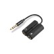 Sharkoon Átalakító - PMP35 (3,5mm TRRS jack - 3,5mm audio + mikrofon jack, fekete) Sharkoon Átalakító - PMP35 (3,5mm TRRS jack - 3,5mm audio + mikrofon jack, fekete)