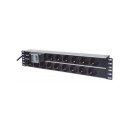 INTELLINET PDU 15x SCHUKO 19" 2U 3m kapcsolós Fekete INTELLINET PDU 15x SCHUKO 19" 2U 3m kapcsolós Fekete