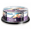 Philips DVD-R47IW*25 nyomtatható cake-box 16x csomag