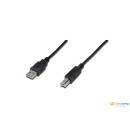 Assmann USB A-B összekötő kábel 1,8m /AK-300105-018-S/