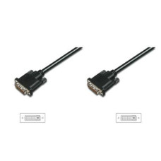 ASSMANN DVI-D DualLink Connection Cable DVI-D (24+1) M /DVI-D (24+1) M 1m blac AK-320108-010-S