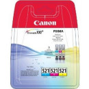 Canon CLI521 CMY tintapatron csomag IP3600/IP4600/MP540/620/630/980 2934B010. Canon CLI521 CMY tintapatron csomag IP3600/IP4600/MP540/620/630/980 2934B010.