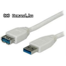 USB  hosszabb&iacute;t&oacute; k&aacute;bel A-A  3.0 0,8m b&eacute;zs sz&iacute;n  S3011