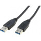 KA-USB kábel A-A 1.8m 3.0 Kolink