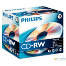 Philips CD-RW 80'/700MB újraírható lemez