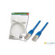 Digitus DK-1511-010/B UTP patch kábel CAT5e 1m kék