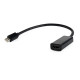 Gembird adapter mini displayport 1.1-HDMI, on cable, black A-MDPM-HDMIF-02