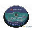 Verbatim DVD-RW [cake box 10   4.7GB   4x ] 43552
