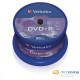 Verbatim DVD+R [ cake box 50   4.7GB   16x   matt ezüst ] 43550