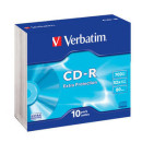 Verbatim CD-R [ slim jewel case 10   700MB   52x   DataLife ] 43415