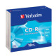 Verbatim CD-R [ slim jewel case 10   700MB   52x   DataLife ] 43415