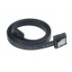 AKASA Proslim Sata3 50cm egyenes - Black AKASA Proslim Sata3 50cm egyenes - Black