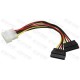 Cable ROLINE Molex - SATA táp átalakító 0,2m Cable ROLINE Molex - SATA táp átalakító 0,2m