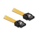 DELOCK Cable SATA up/straight metal yellow 30cm DELOCK Cable SATA up/straight metal yellow 30cm