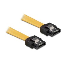 DELOCK Cable SATA up/straight metal yellow 30cm DELOCK Cable SATA up/straight metal yellow 30cm