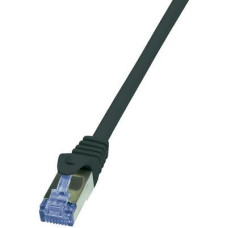 RJ45 H&aacute;l&oacute;zati csatlakoz&oacute;k&aacute;bel, CAT 6A S/FTP [1x RJ45 dug&oacute; - 1x RJ45 dug&oacute;] 7,5 m, fekete LogiLink