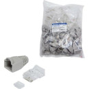 Csatlakozó dugó, RJ45, árnyékolás nélküli, CAT 6 Ppirosect Dugó, egyenes Pólusszám: 8P8C MP0023 Szürke LogiLink Tartalom: 100 db Csatlakozó dugó, RJ45, árnyékolás nélküli, CAT 6 Ppirosect Dugó, egyenes Pólusszám: 8P8C MP0023 Szürke LogiLink Tartalom: 100 db