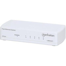 5 portos RJ45 Ethernet h&aacute;l&oacute;zati switch, 10 / 100 Mbit/s Intellinet 560672