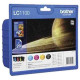 BROTHER LC1100VB1PDR BK/C/M/Y 20SHT BLISTER INK PACK / SEC-TAG