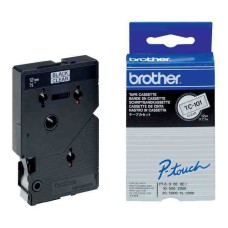 TC-101 LAMINATED TAPE 12MM F/PT BLACK ON COLORLESS TC-101 LAMINATED TAPE 12MM F/PT BLACK ON COLORLESS